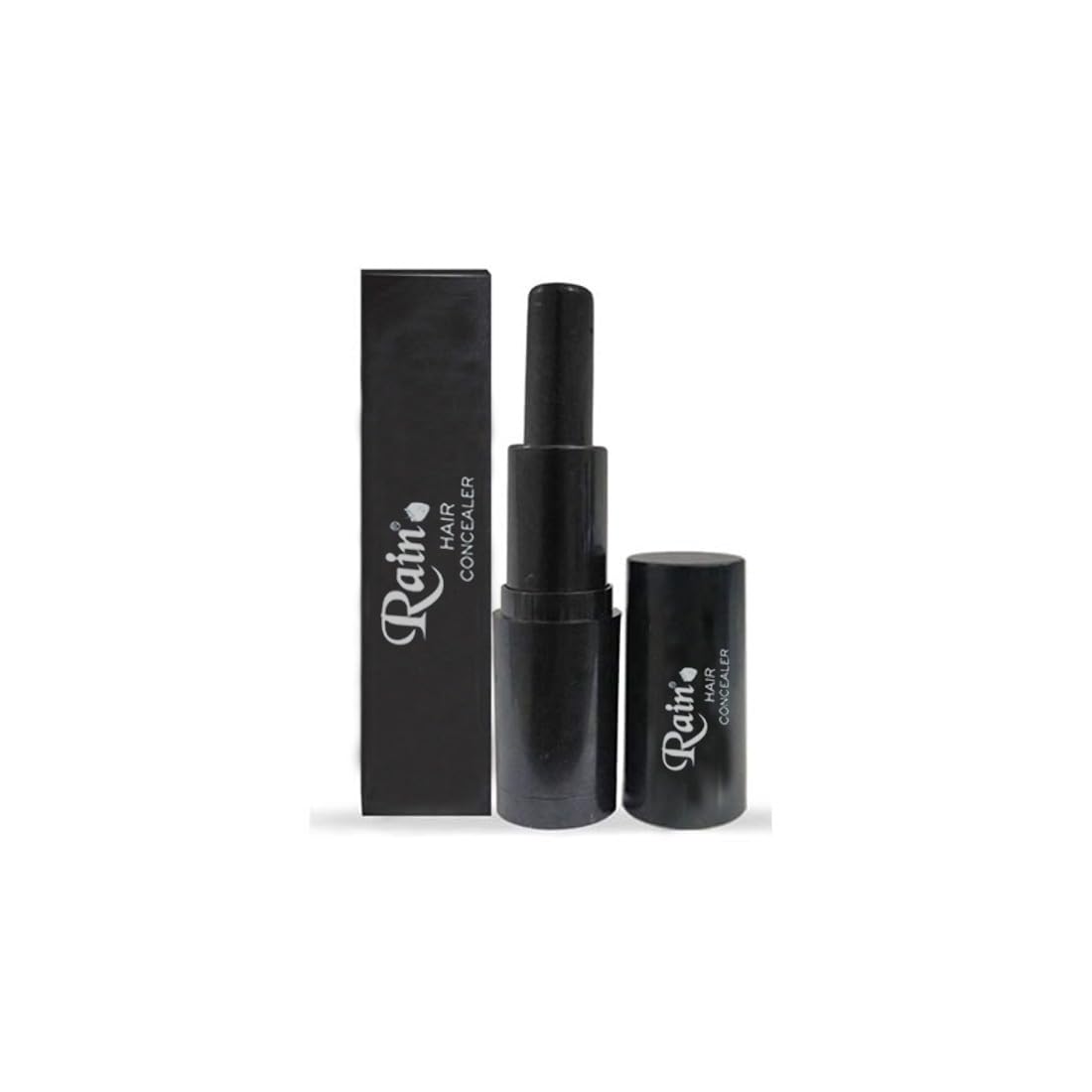Rain Herbal Hair Color Touch Up Stick - Natural Hair Dye for Women & Men | Quick Root Cover Up | Long-Lasting Black Hair Color | Perfect for Travel, Touch-Ups & Gray Coverage