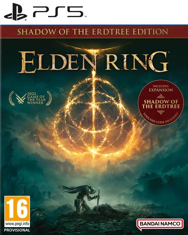 Elden Ring Shadow of the Erdtree PS5 Game - Action RPG Adventure with Open World Exploration | Perfect for Fantasy Gaming Enthusiasts & PS5 Players