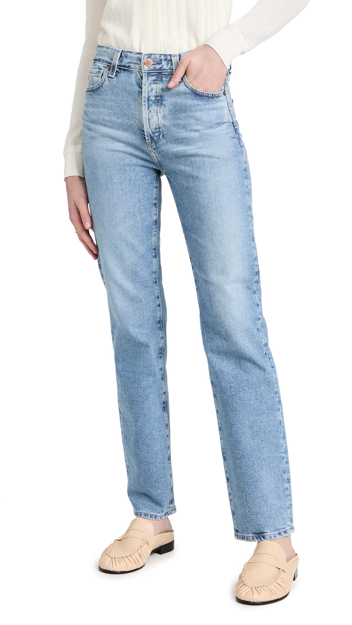 AG Adriano Goldschmied Women's Alexxis High Rise Skinny Jeans - Stretch Denim Pants for Casual Wear & Night Out