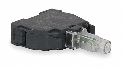 Schneider Electric ZBVB6 Blue LED Lamp Module with Bulb - 24VAC/DC Voltage for Industrial Control Panels & Automation Systems