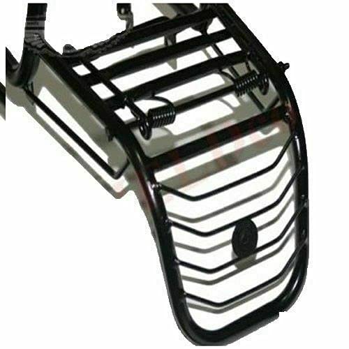 Royal Enfield Rear Luggage Carrier with Tail Light Guard - Heavy Duty Powder Coated Motorcycle Rack for Touring & Adventure Riding - Perfect for Long Distance Travel & Storage Accessories