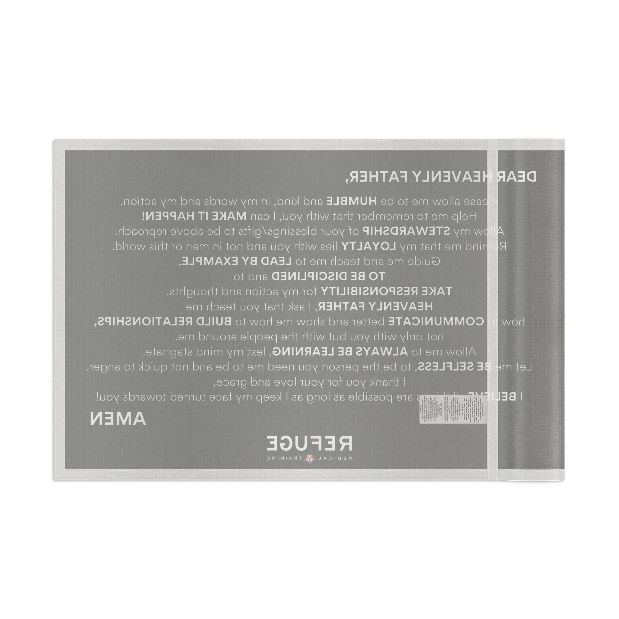 Core Values Prayer Flag - Inspirational Outdoor Decor for Home, Garden & Meditation Spaces | Perfect for Yoga, Mindfulness & Spiritual Practices