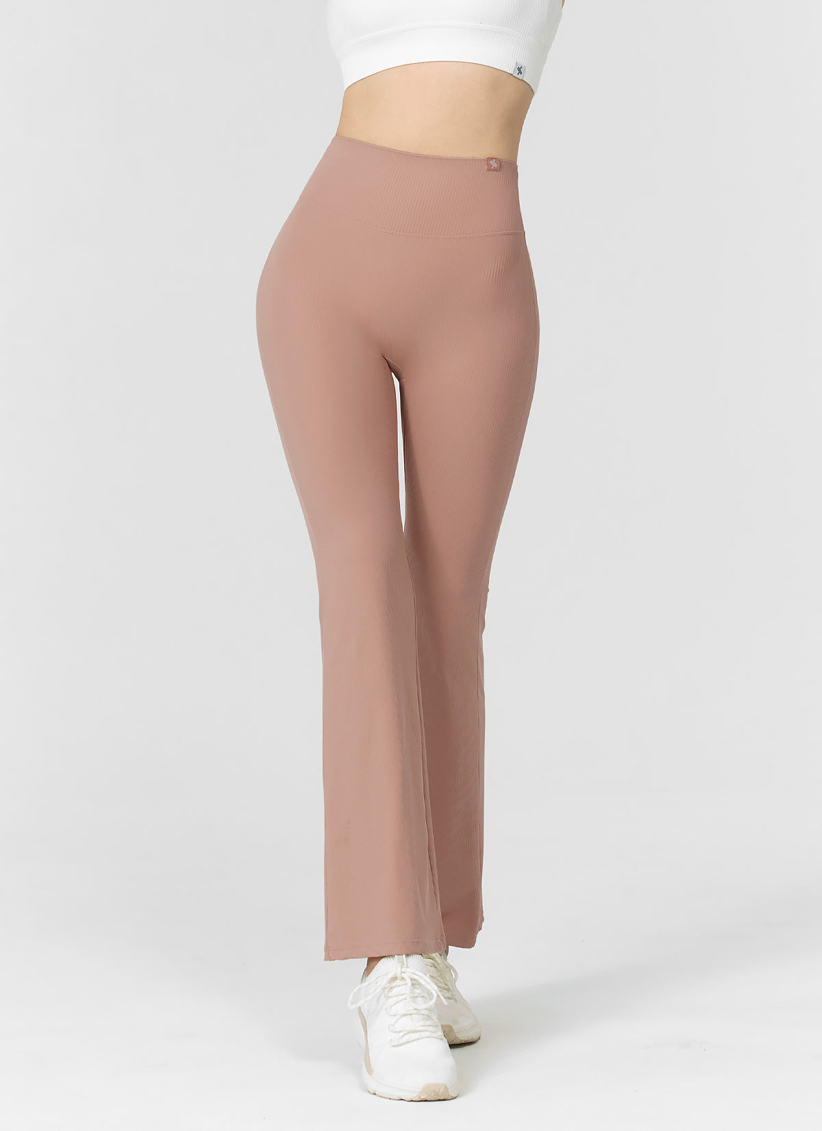 Comfortable Stretch Ribbed Bootcut Pants for Women - Flattering Fit for Work, Casual & Night Out