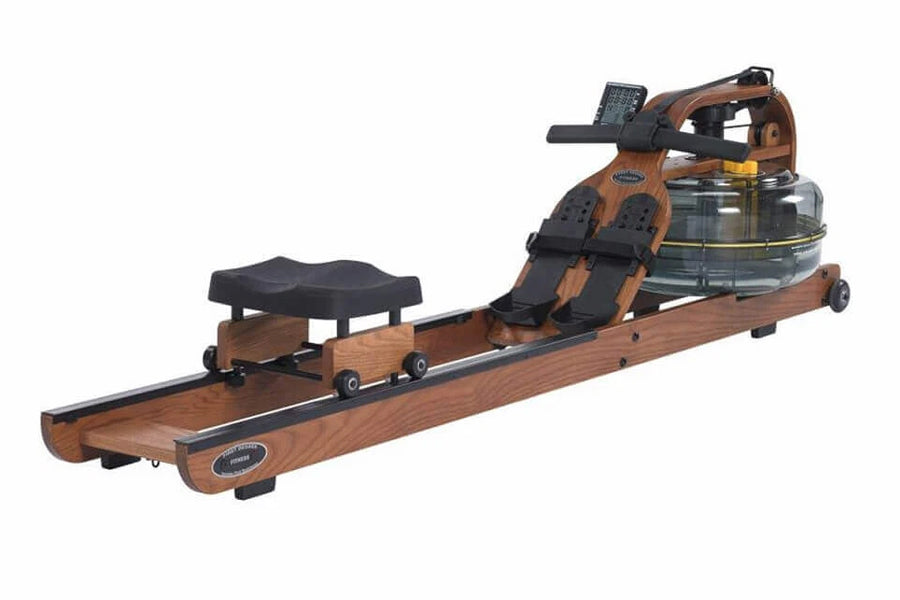 Premium FluidRower Viking 3 Wooden Frame AR Fluid Rower Machine - Home Gym Equipment for Full-Body Workout & Cardio Training | Perfect for Small Spaces & Indoor Fitness
