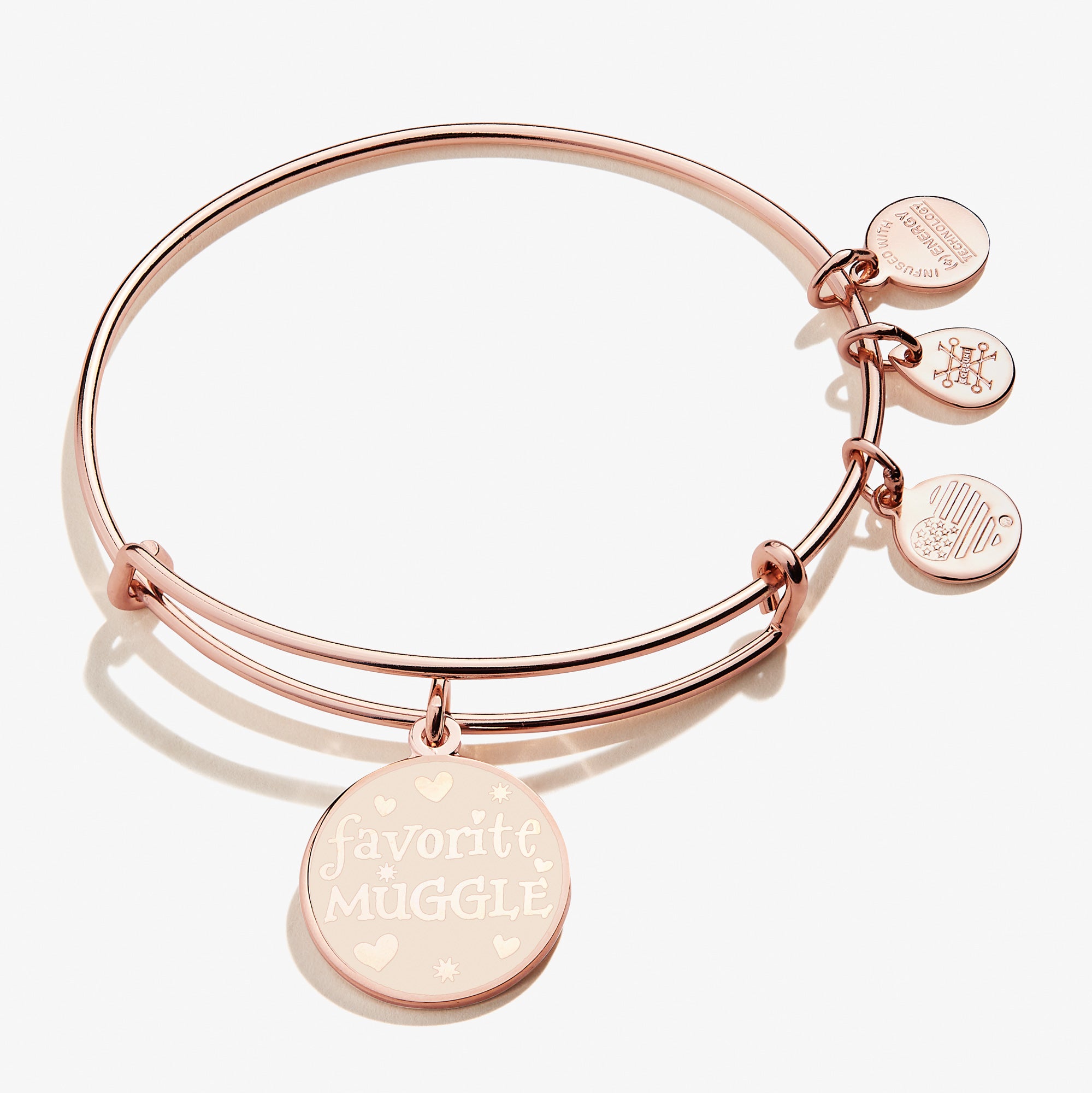 Harry Potter 'Favorite Muggle' Charm Bangle - Official Wizarding World Jewelry for Fans, Gift for Potterheads - Perfect for Cosplay, Collecting & Daily Wear