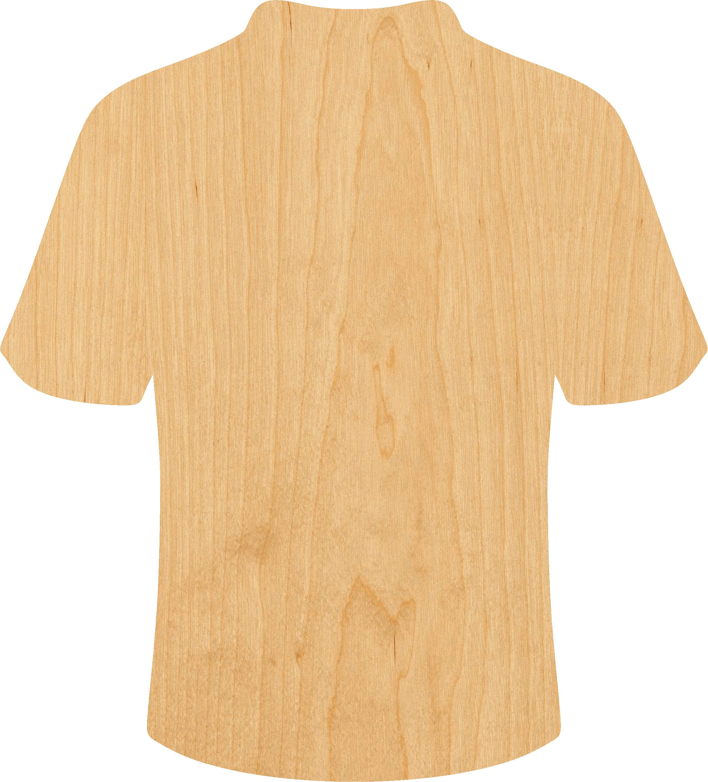 4 Inch Laser Cut Football Jersey Wood Shape - DIY Craft Supplies for Sports Decor, Scrapbooking & Gift Making
