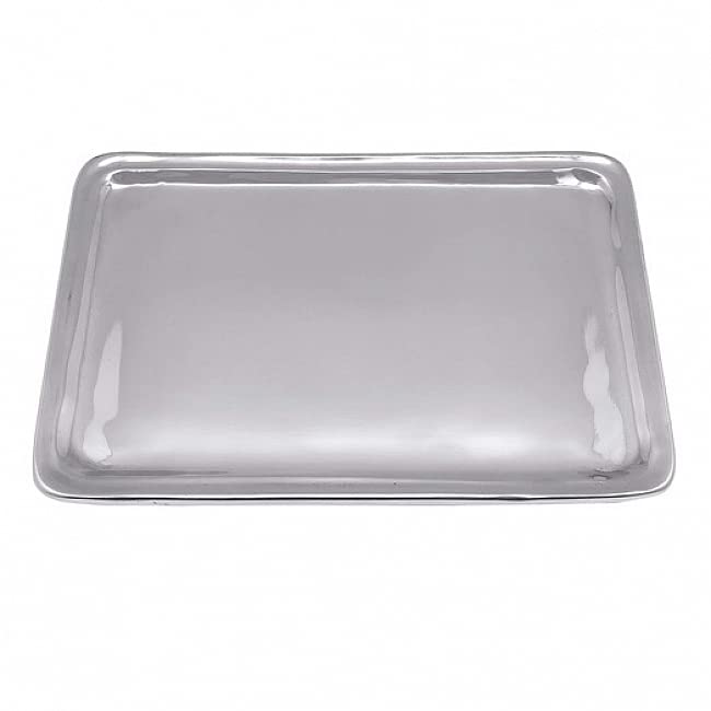 Silver Mariposa Signature Tray - Elegant Home Decor for Parties