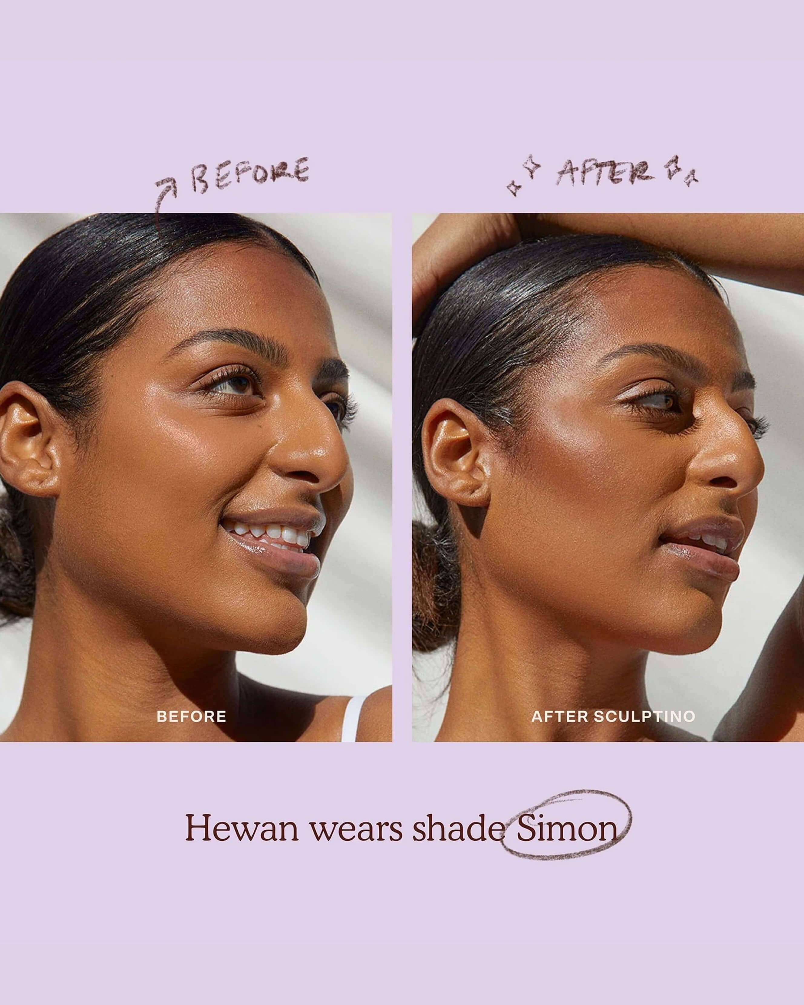 Sculptino® Soft Matte Cream Contour & Bronzer - Buildable Blendable Makeup for Natural Sun-Kissed Glow | Perfect for Everyday Wear & Professional Makeup Looks