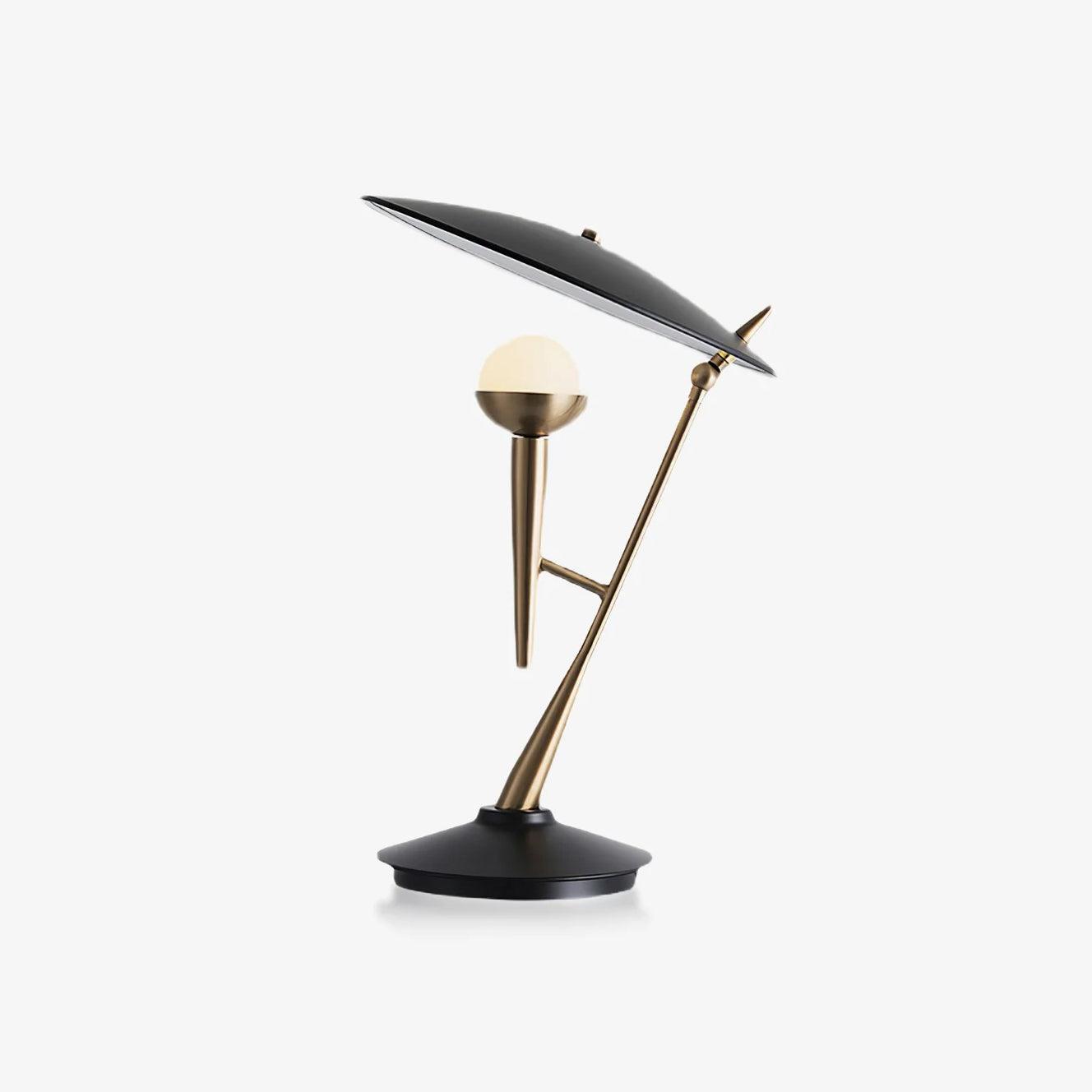 Vintage Gramophone Table Lamp - Retro Edison Bulb Desk Light for Home Office Decor, Living Room, Bedroom & Study