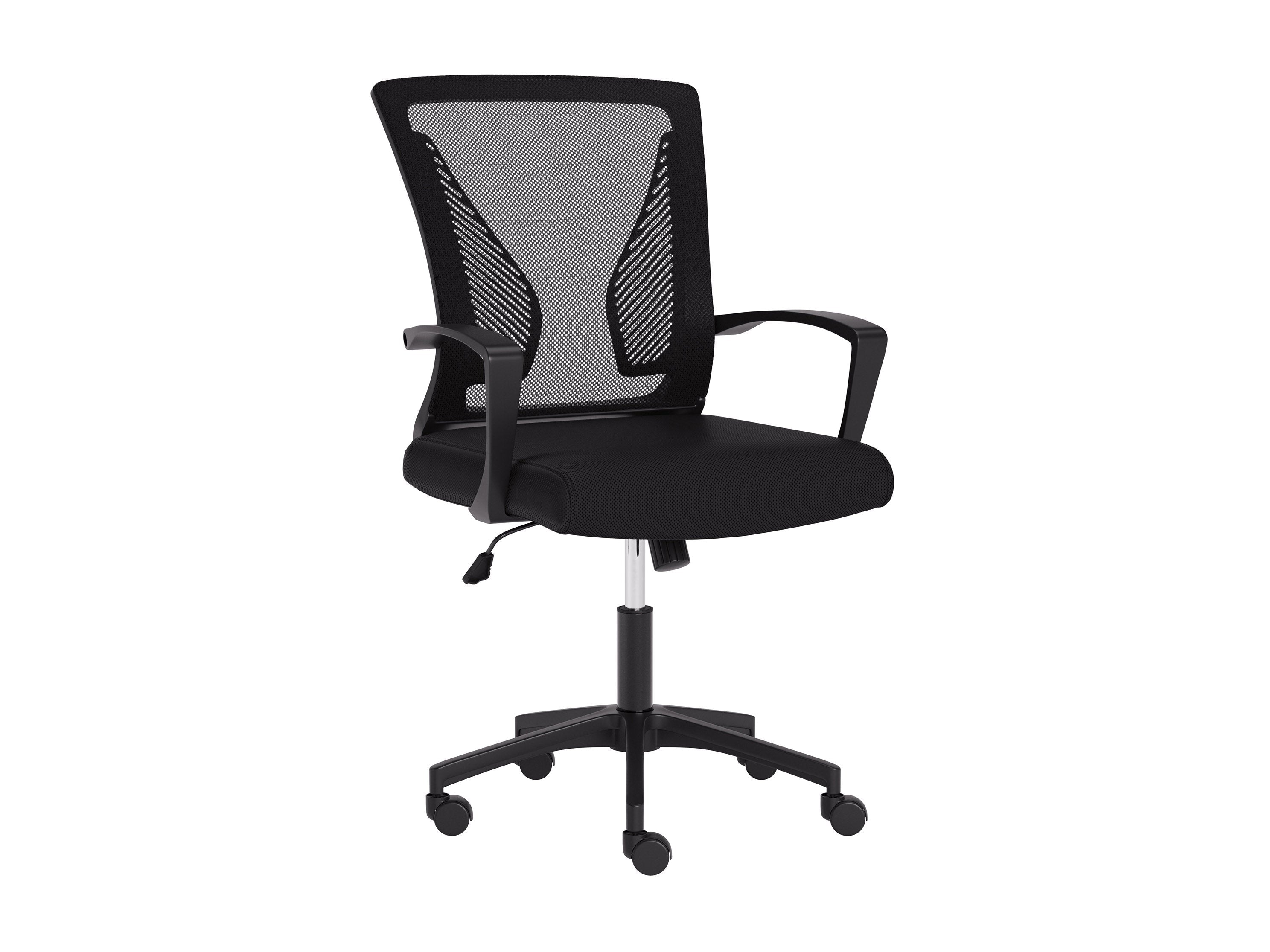 Ergonomic Black Mesh Office Chair with Adjustable Height & Lumbar Support - Comfortable for Long Hours of Work, Gaming, or Home Office Use