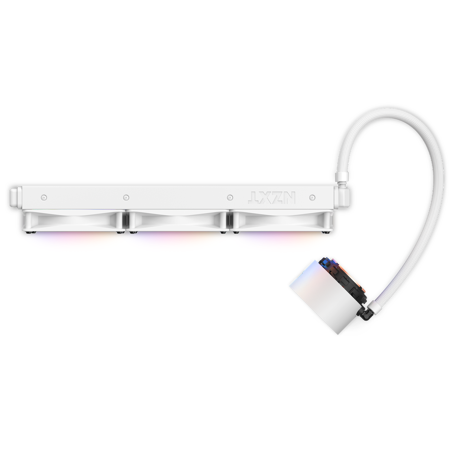 NZXT Kraken Elite 360 RGB LCD Display AIO Liquid CPU Cooler - 360mm Radiator, Customizable RGB Lighting, White - Perfect for Gaming PCs & High-Performance Workstations