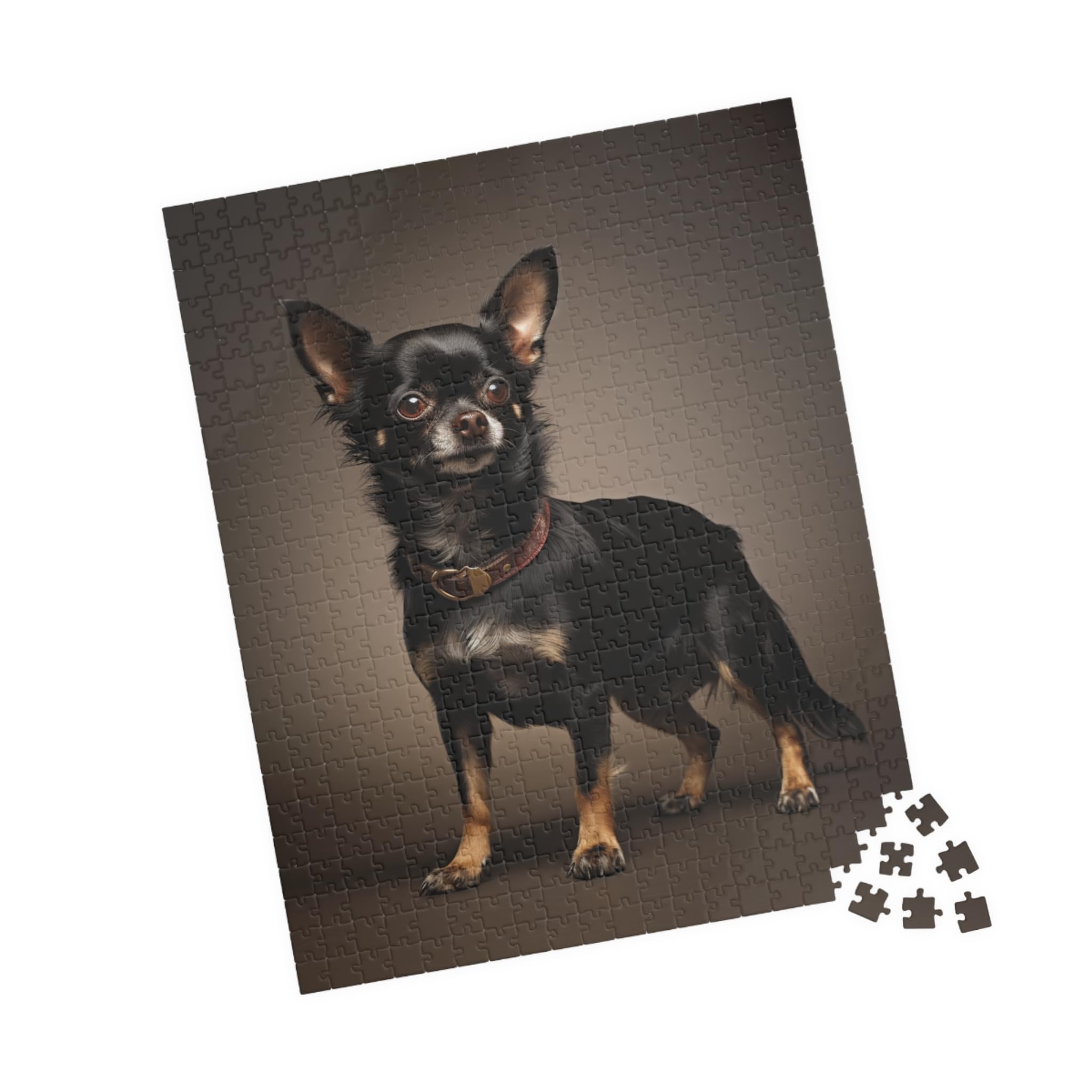 Premium 1000 & 500 Piece Jigsaw Puzzles for Adults - High Quality Sturdy Chipboard with Stunning Images - Perfect Gift for Puzzle Lovers (520 PCS, Chihuahua 2) - Great for Family Game Night, Stress Relief & Home Decor