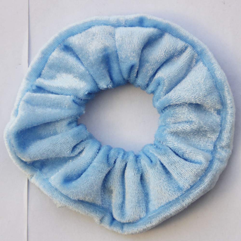 Soft Velvet Elastic Hair Scrunchies for Women & Girls - 12 Pack Hair Ties, No-Slip Hair Bands for Ponytails, Workouts & Everyday Use