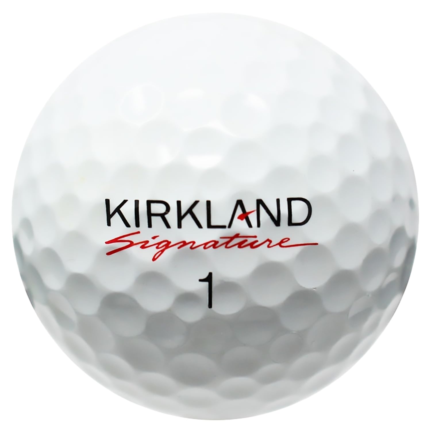 Premium Kirkland Signature Golf Balls - Mint Condition Recycled AAAAA Grade White Golf Balls for Practice & Tournaments | Perfect for Driving Range, Golf Course & Professional Play