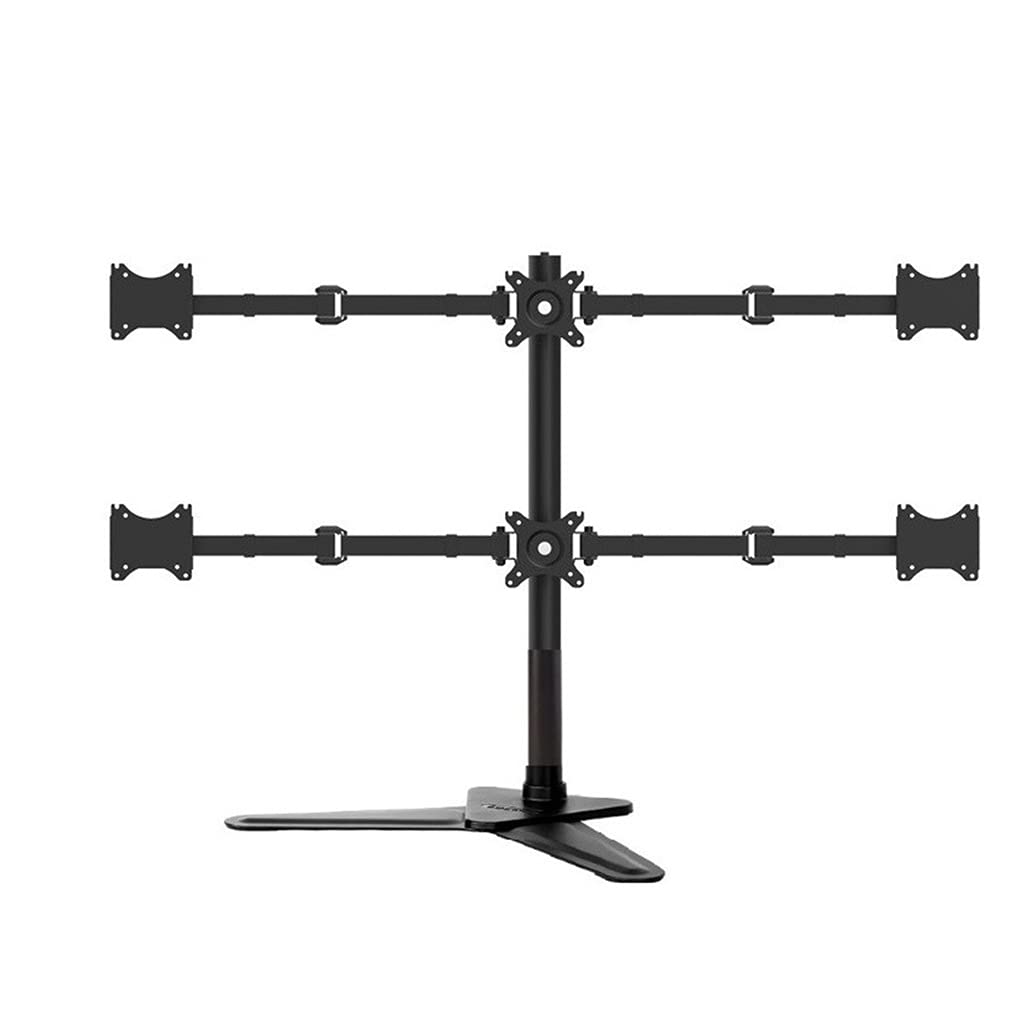 Universal TV Stand - Adjustable Desktop Freestanding Monitor Arm for 6 LCD Screens (10