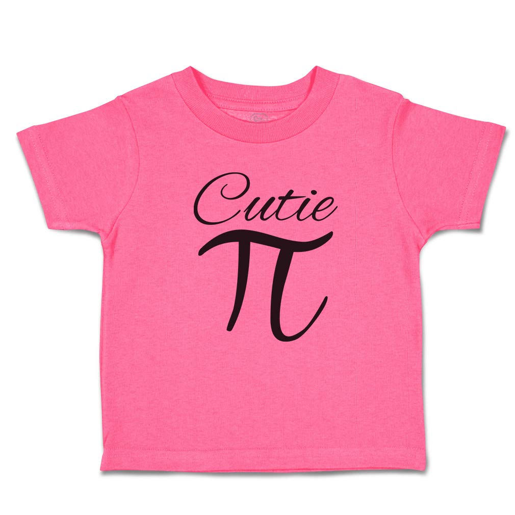 Cutie Pi Toddler T-Shirt - Soft Cotton Math Symbol Tee for Boys & Girls | Fun Learning Outfit for Preschool & Playdates
