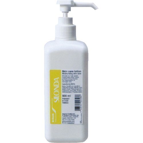 Silonda Moisturizing Skincare Lotion - 500ml Pump Bottle for Dry & Sensitive Skin - Hydrating Face & Body Moisturizer for Daily Use at Home or Travel