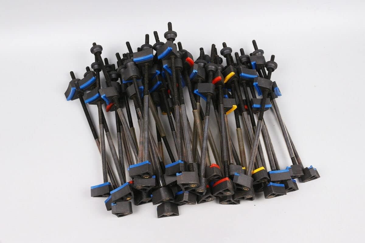 42pcs Cello Clamp Repair Kit - Metal ABS Luthier Tools for Cracks & Glue (Workshop Use)