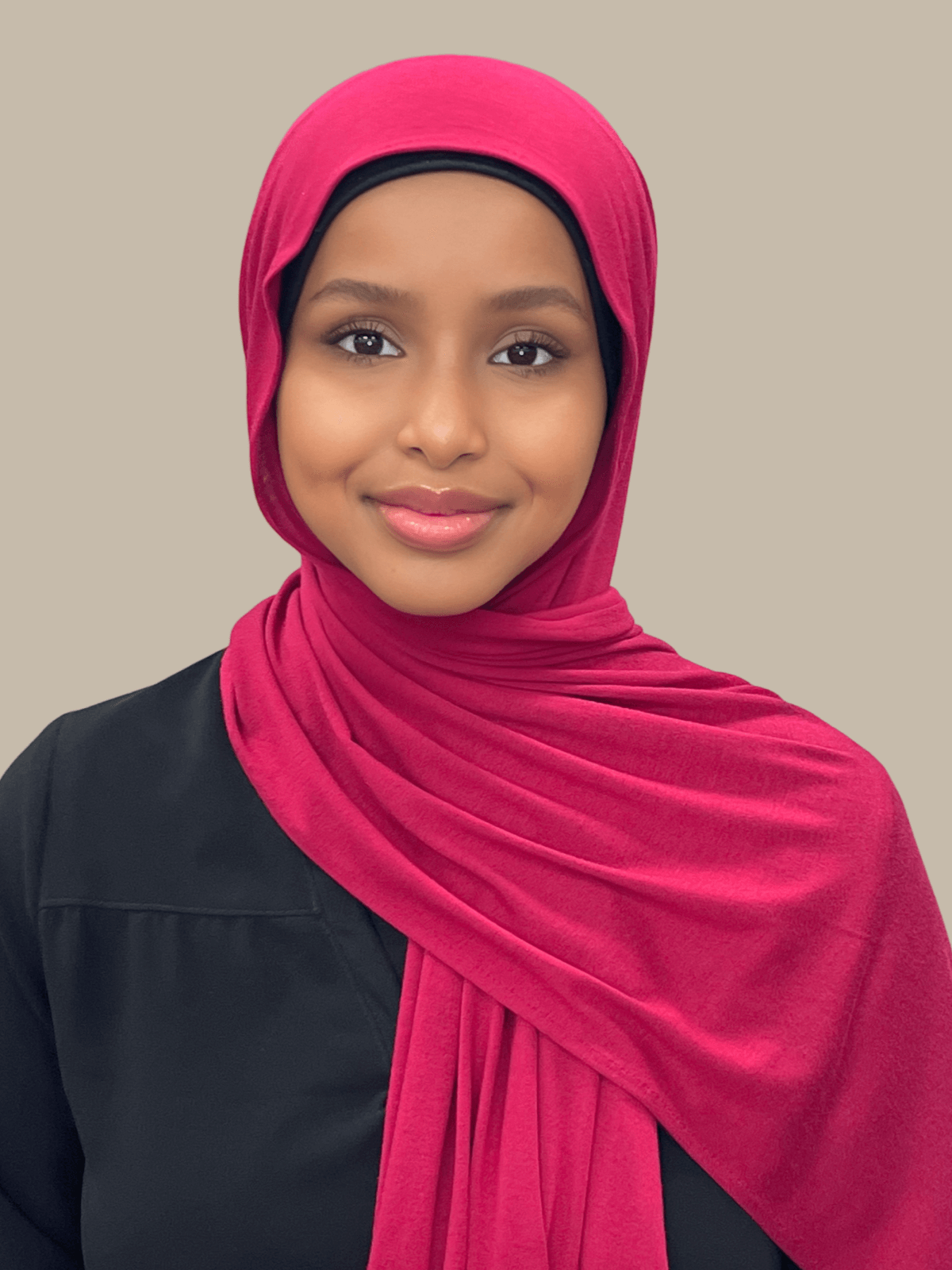 Berry Red Classic Jersey Hijab - Soft & Breathable Muslim Headscarf for Women - Perfect for Daily Wear, Prayer, and Modest Fashion