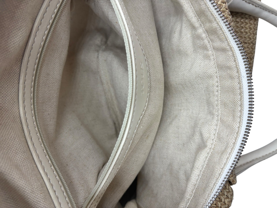 Eco-Friendly Tous Natural Woven Chevron Handbag for Women - Perfect for Beach, Shopping & Everyday Use