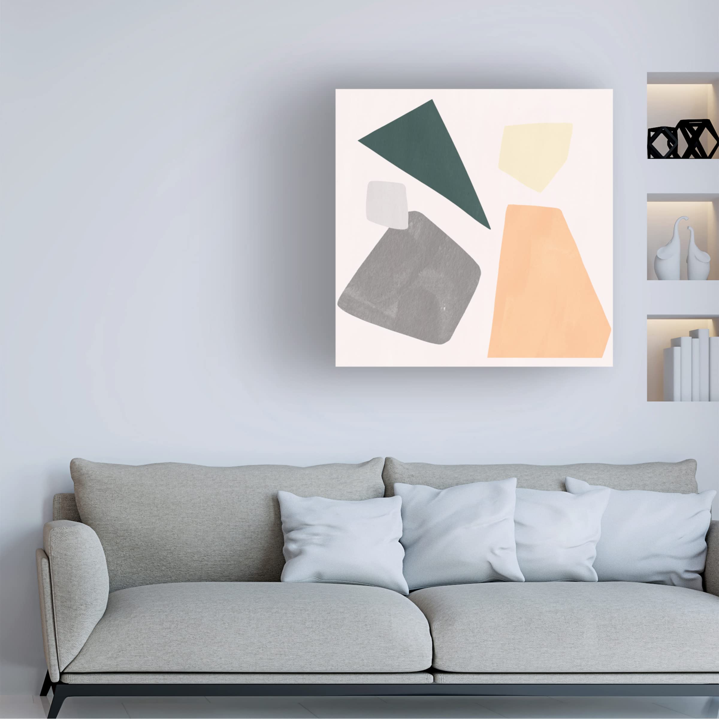 Emma Scarvey 'Curio I' Canvas Wall Art Print - Modern Home Decor for Living Room, Bedroom & Office - Trademark Fine Art Collection