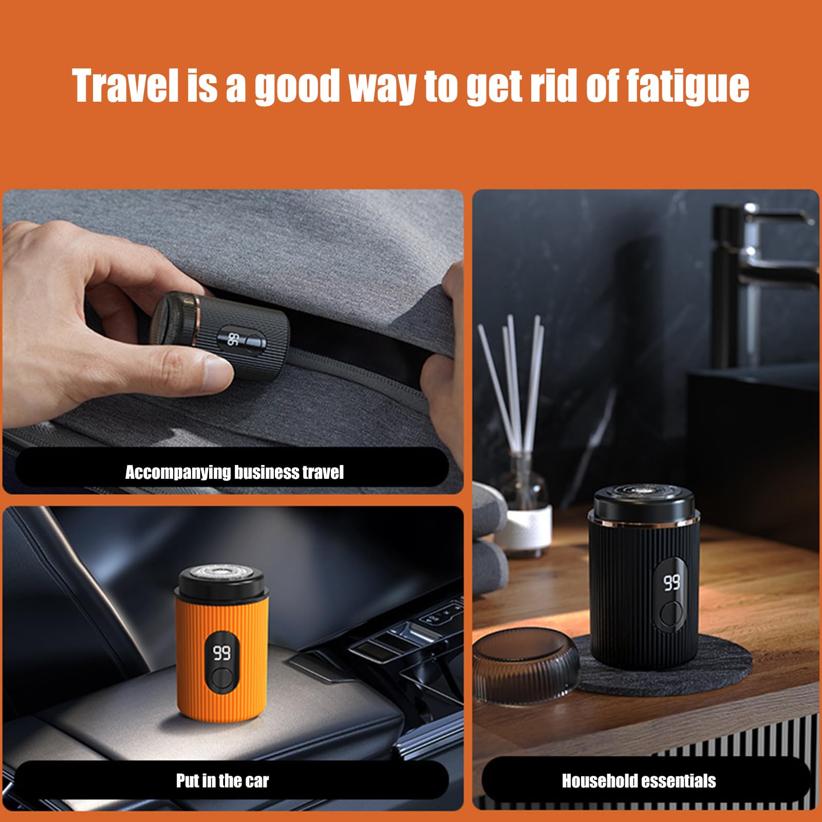 Premium Multifunctional Electric Shaver for Men - Wet & Dry Use, Travel-Friendly Grooming Kit with Precision Blades - Perfect for Home, Office & Travel Grooming Needs