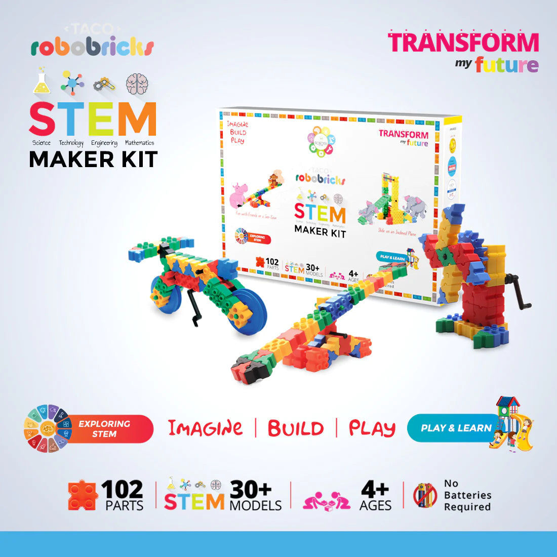STEM Maker Kit for Kids - DIY Science & Engineering Projects - Perfect for Classroom, Homeschool & Creative Learning Activities