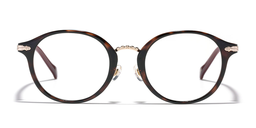 JINS x Disney Frozen Anna 047 Eyeglasses - Kids Blue Light Blocking Glasses for Screen Time & Reading (Inspired by Disney's Frozen) - Perfect for School, Gaming & Movie Nights