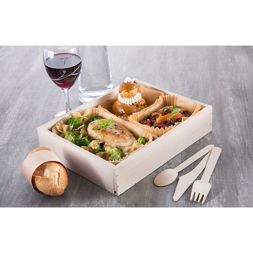 CHEVERNY Medium Wooden Gift Crate Case - 22ct Capacity (9.5