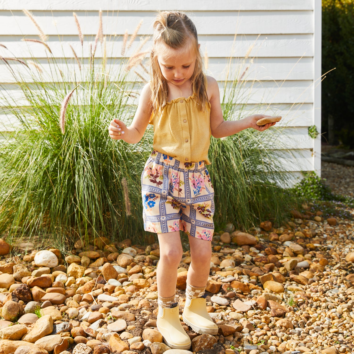 Charita Kids Shorts - Comfortable Cotton Boys & Girls Summer Shorts for Play, School & Outdoor Activities | Soft & Breathable Toddler Shorts for Active Kids