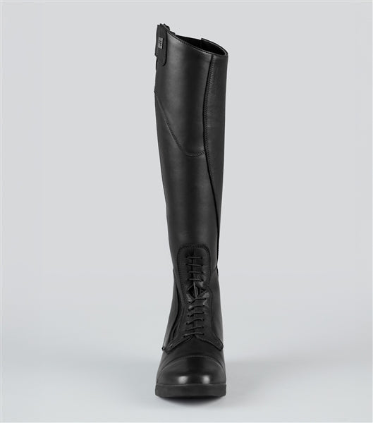 Cedo Women's Leather Field Tall Riding Boots - Black, Regular Calf - Equestrian & Outdoor Fashion for Horseback Riding & Country Style