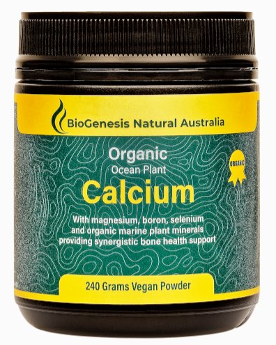 Organic Plant-Based Calcium Powder for Strong Bones & Teeth - Vegan, Non-GMO Supplement for Women & Men - Supports Bone Health, Joints & Digestion - Ideal for Smoothies, Baking & Daily Wellness
