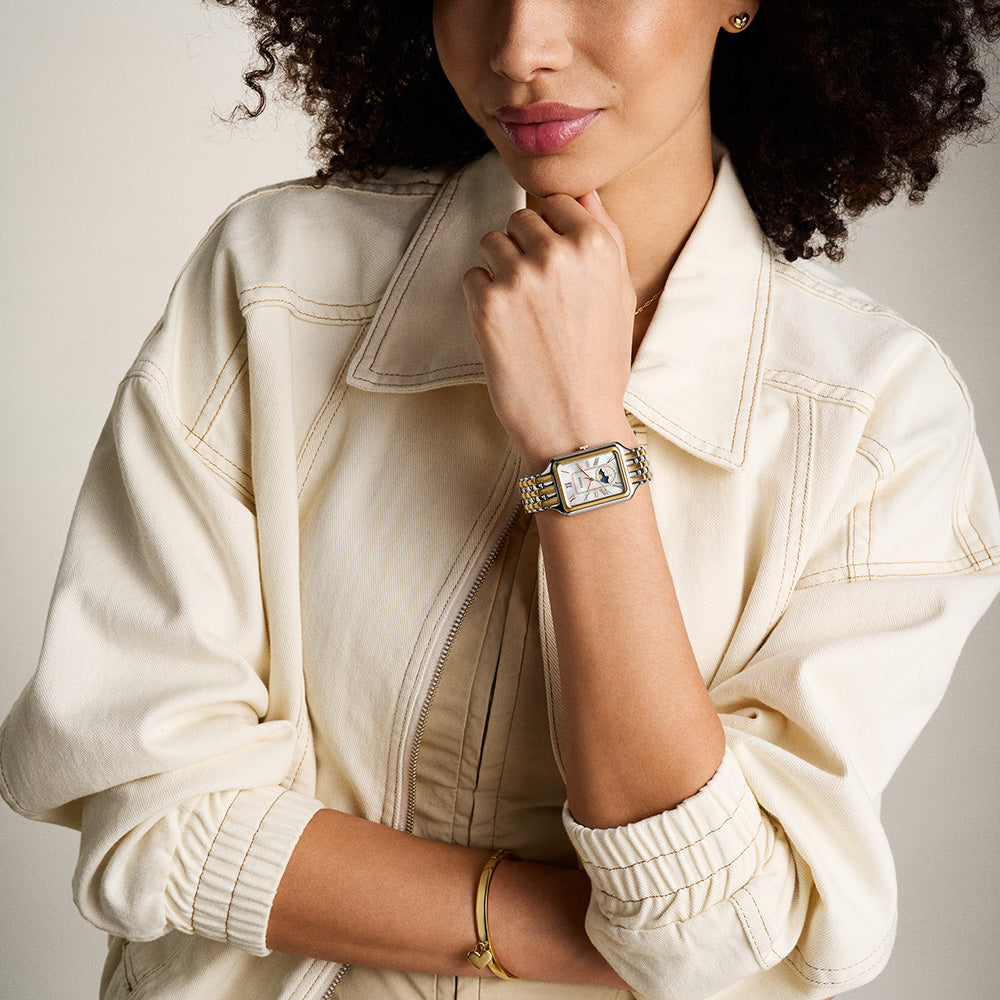 Fossil Raquel Sun Moon ES5399 Women's Watch - Stylish Analog Watch with Sun & Moon Dial for Casual & Office Wear
