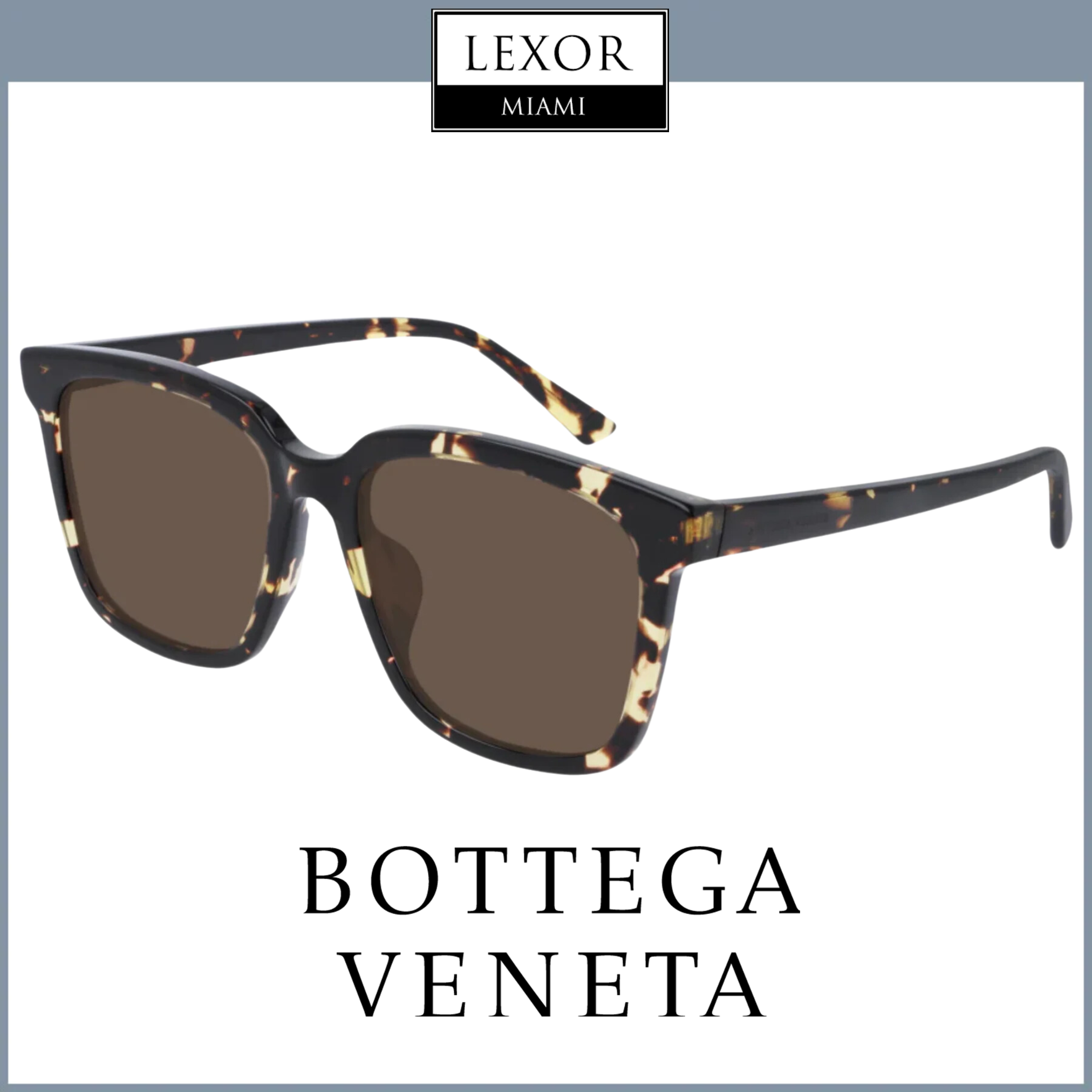 Bottega Veneta BV1021SK 002 54mm Unisex Sunglasses - UV Protection, Polarized Lenses for Men & Women - Perfect for Driving, Beach & Outdoor Activities