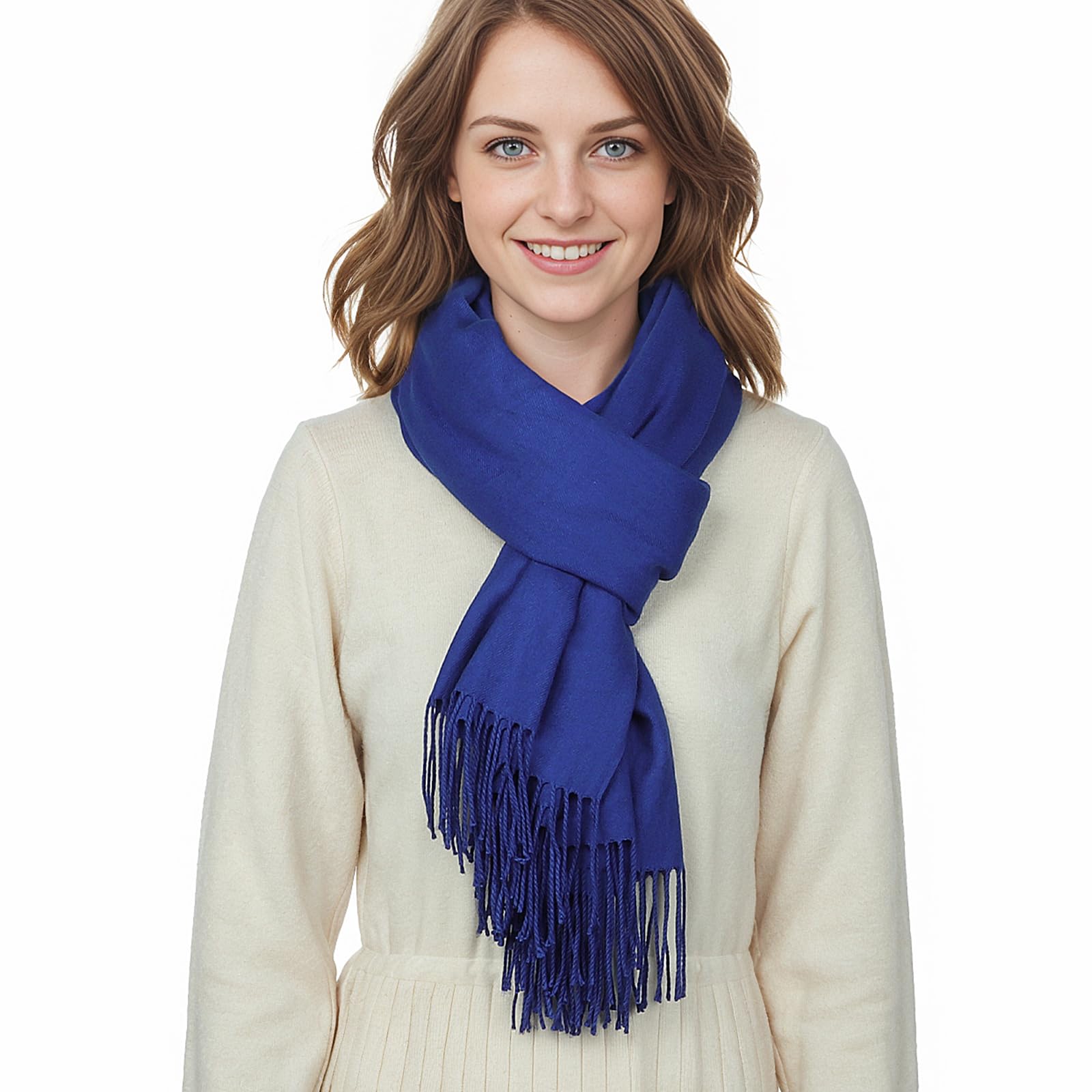 Luxury Pashmina Shawl for Women - Soft Cashmere Wrap Scarf for Winter, Weddings & Evening Dresses | Elegant Fashion Accessory for Special Occasions & Cold Weather
