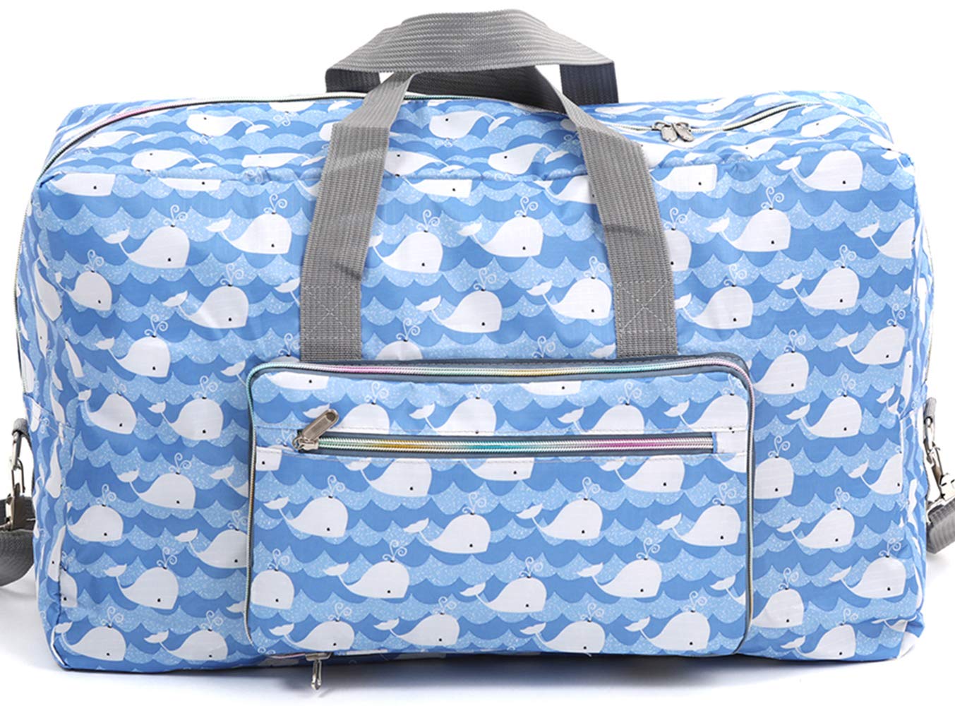 Foldable Large Travel Duffle Bag - Waterproof Weekender Carry On Bag for Women & Girls - Perfect for Gym, Overnight Trips & Weekend Getaways