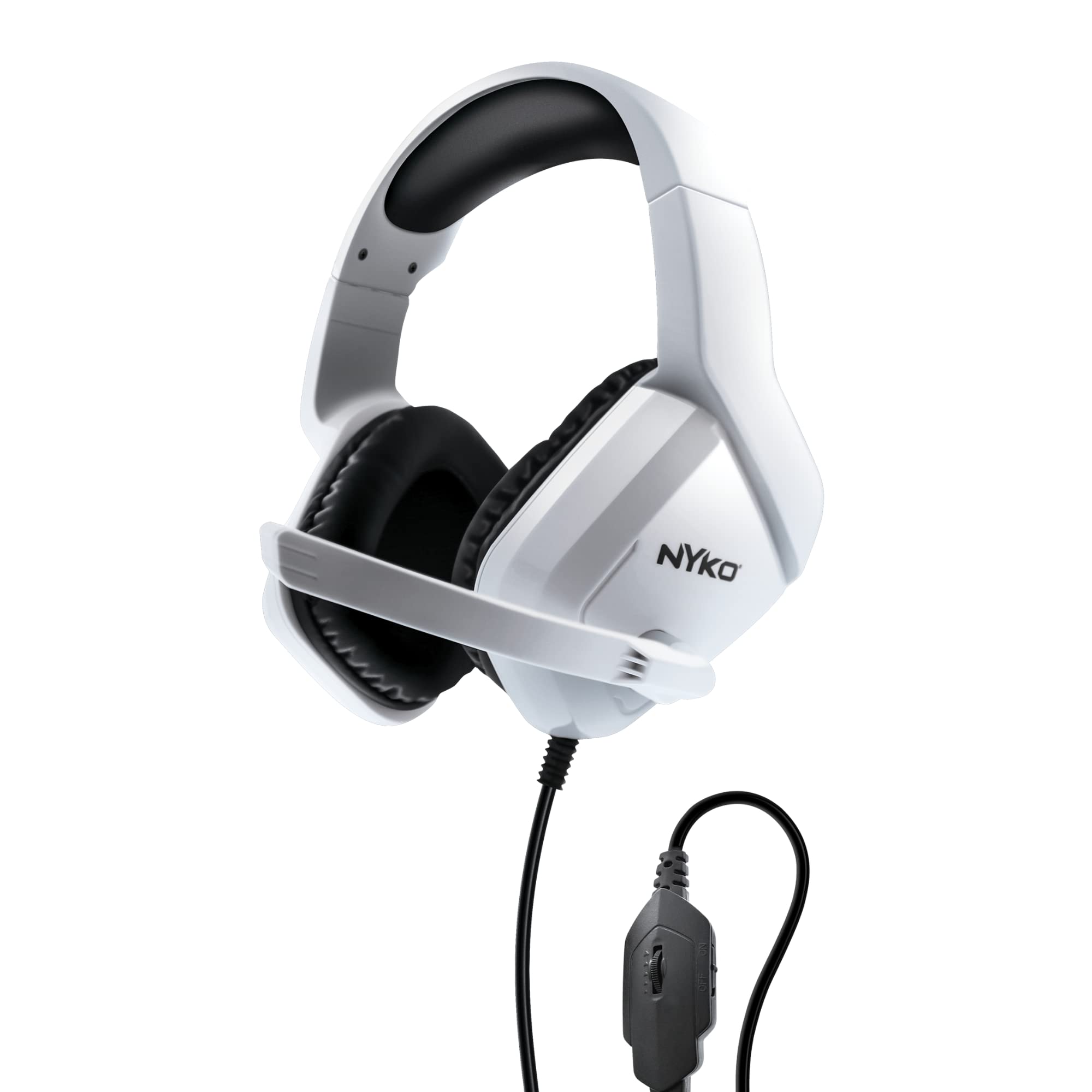 Nyko NP5-4500 Wireless Gaming Headset for PlayStation 5 - Noise Cancelling Over-Ear Headphones with Mic for Immersive Gaming & Online Chat