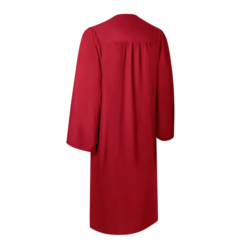 Endea Graduation Matte Gown - Premium Quality Graduation Robe for Ceremonies, Commencement & Academic Events - Perfect for High School, College & University Graduations