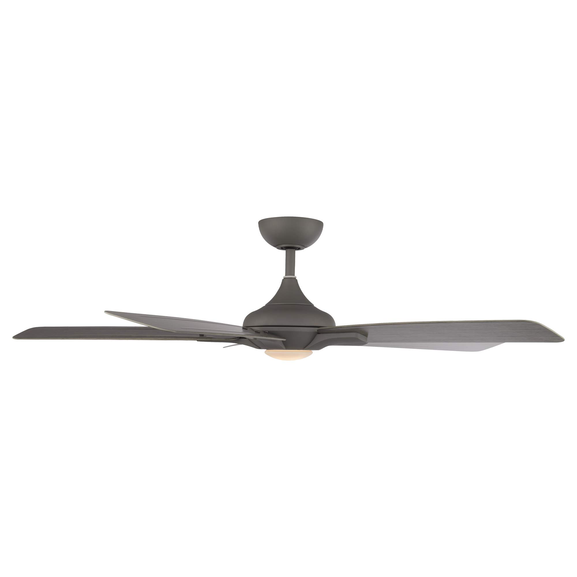 Mykonos 60-Inch Smart Ceiling Fan with LED Light Kit, Remote Control, and Alexa/Google Assistant Compatibility for Indoor and Outdoor Use in Living Rooms, Bedrooms, and Patios