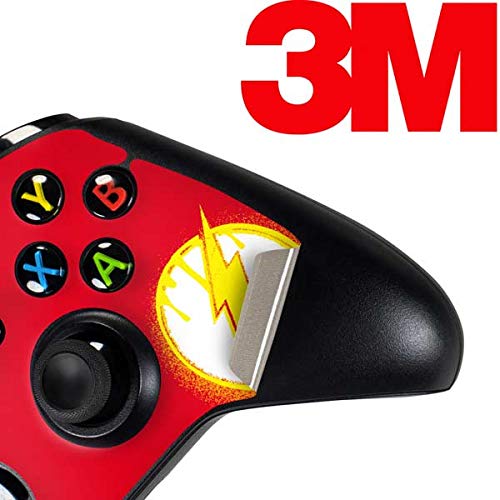 Officially Licensed Warner Bros Flash Emblem Drip Gaming Skin Decal for Xbox One Controller - Custom Protective Cover for Gamers & Collectors
