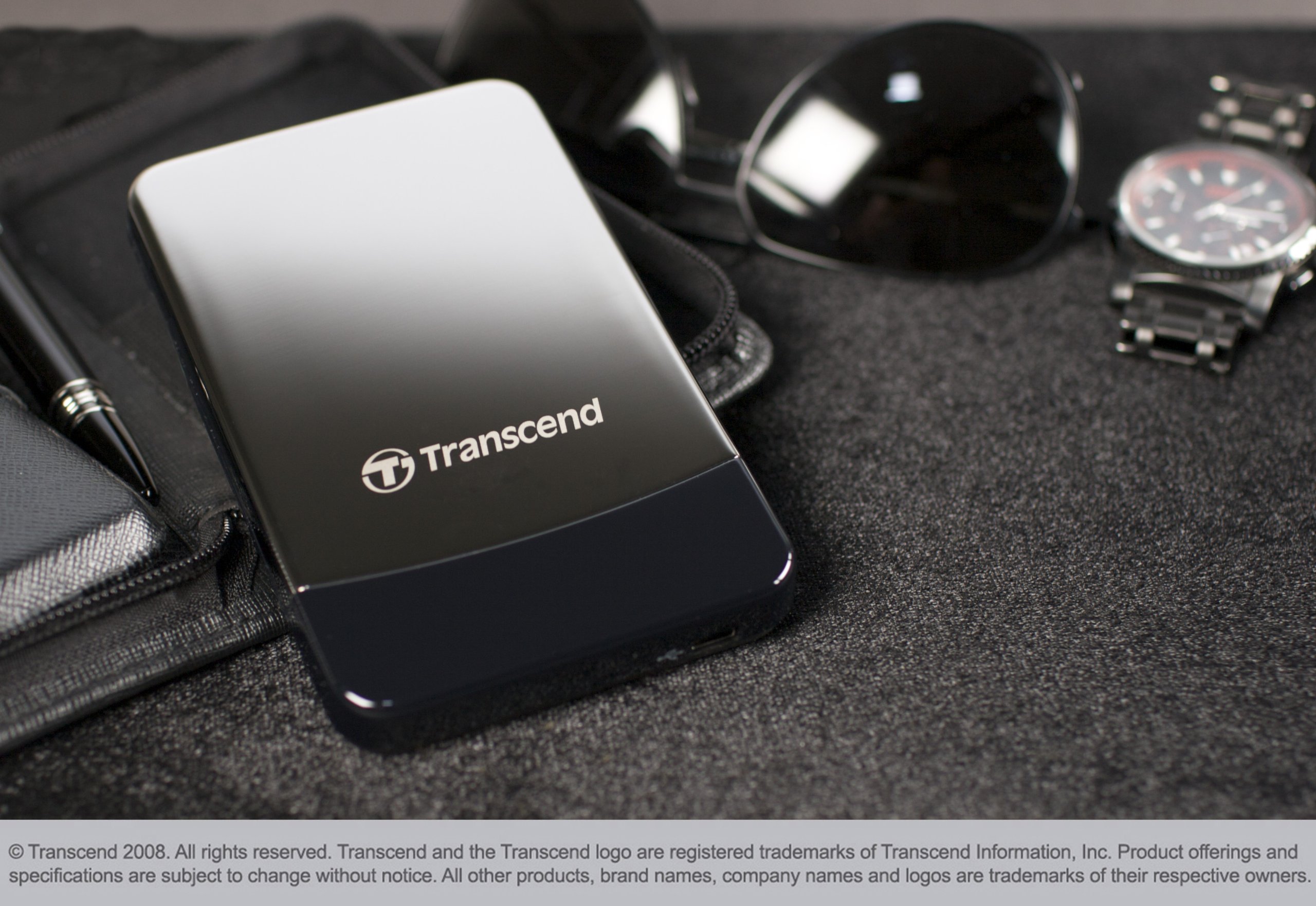 Transcend 500GB StoreJet 25 Classic USB 2.0 Portable External Hard Drive for PC, Mac, Laptop - Backup Storage, File Transfer, Data Protection (TS500GSJ25C) - Perfect for Business, Travel, Home & Office Use