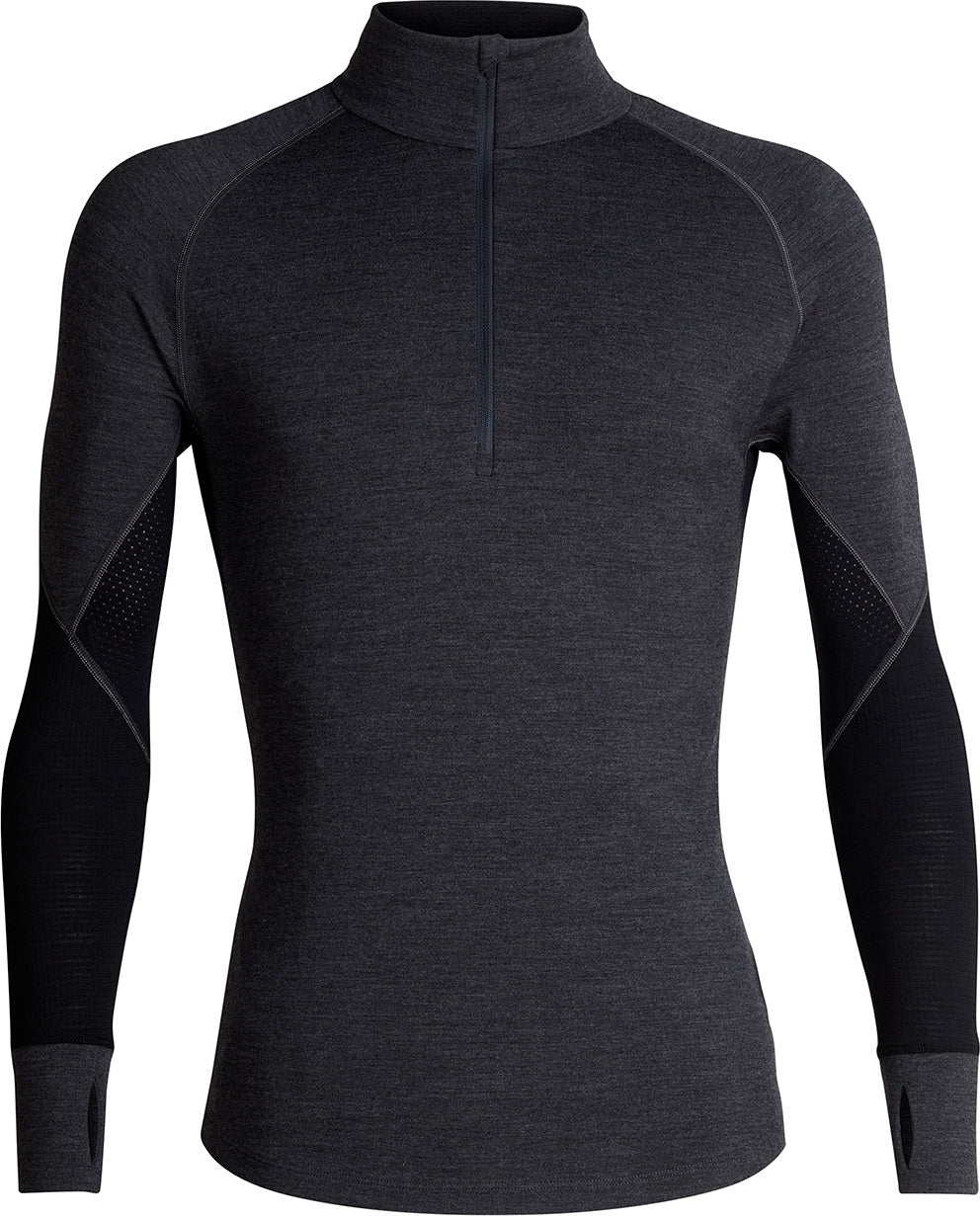 260 Zone Long Sleeve Half Zip Men's Thermal Shirt - Breathable Moisture-Wicking Base Layer for Hiking, Running & Outdoor Activities