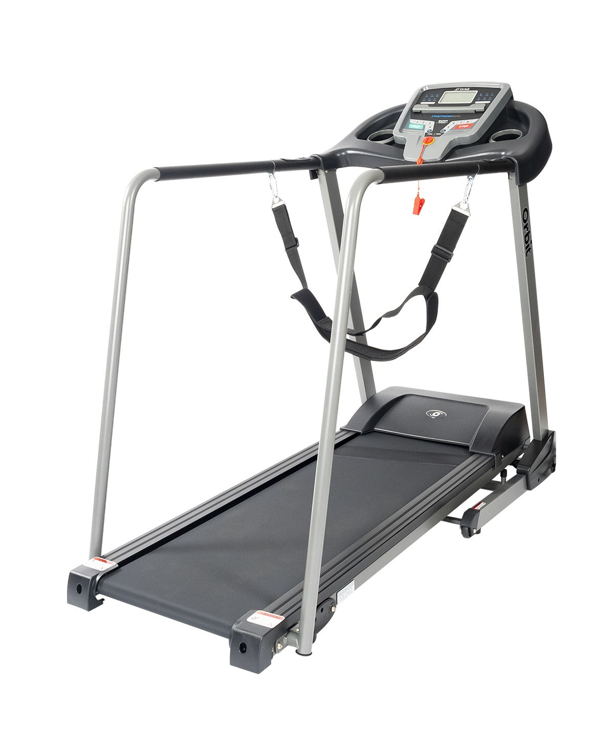 SteadyStrider Treadmill with Safety Rails - Foldable Home Exercise Equipment for Running & Walking - Perfect for Home Gym, Cardio Workouts & Indoor Fitness Training