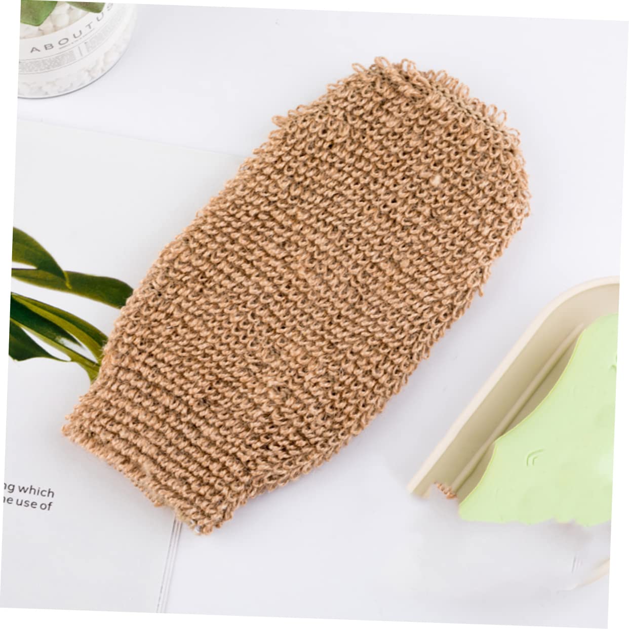 DOITOOL 6-Pack Exfoliating Shower Gloves - Body Scrub Gloves for Deep Cleansing, Dead Skin Removal & Massage - Bath & Spa Accessories with Soap Pouch - Perfect for Exfoliation, Foaming & Skin Renewal in Shower or Bath
