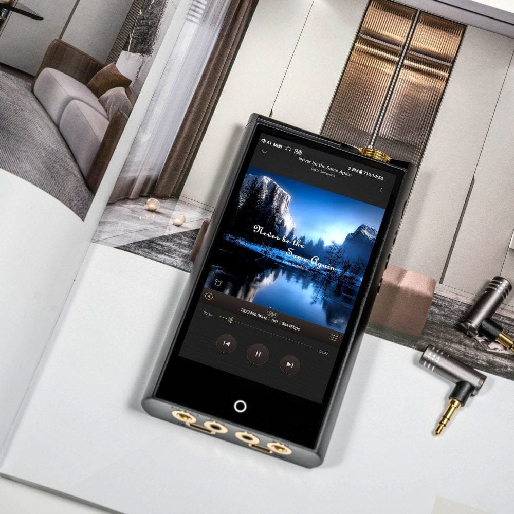Cayin N7 Pure 1 Bit Android Digital Audio Player | High-Resolution Portable Music Player for Audiophiles | Perfect for Travel, Gym & Outdoor Activities