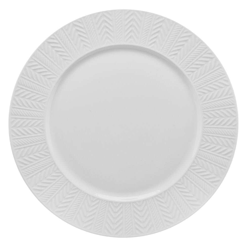 Bowen 40-Piece Dinnerware Set for 8 - Porcelain Tableware Service with Plates, Bowls & Mugs - Perfect for Family Dinners, Parties & Restaurant Use