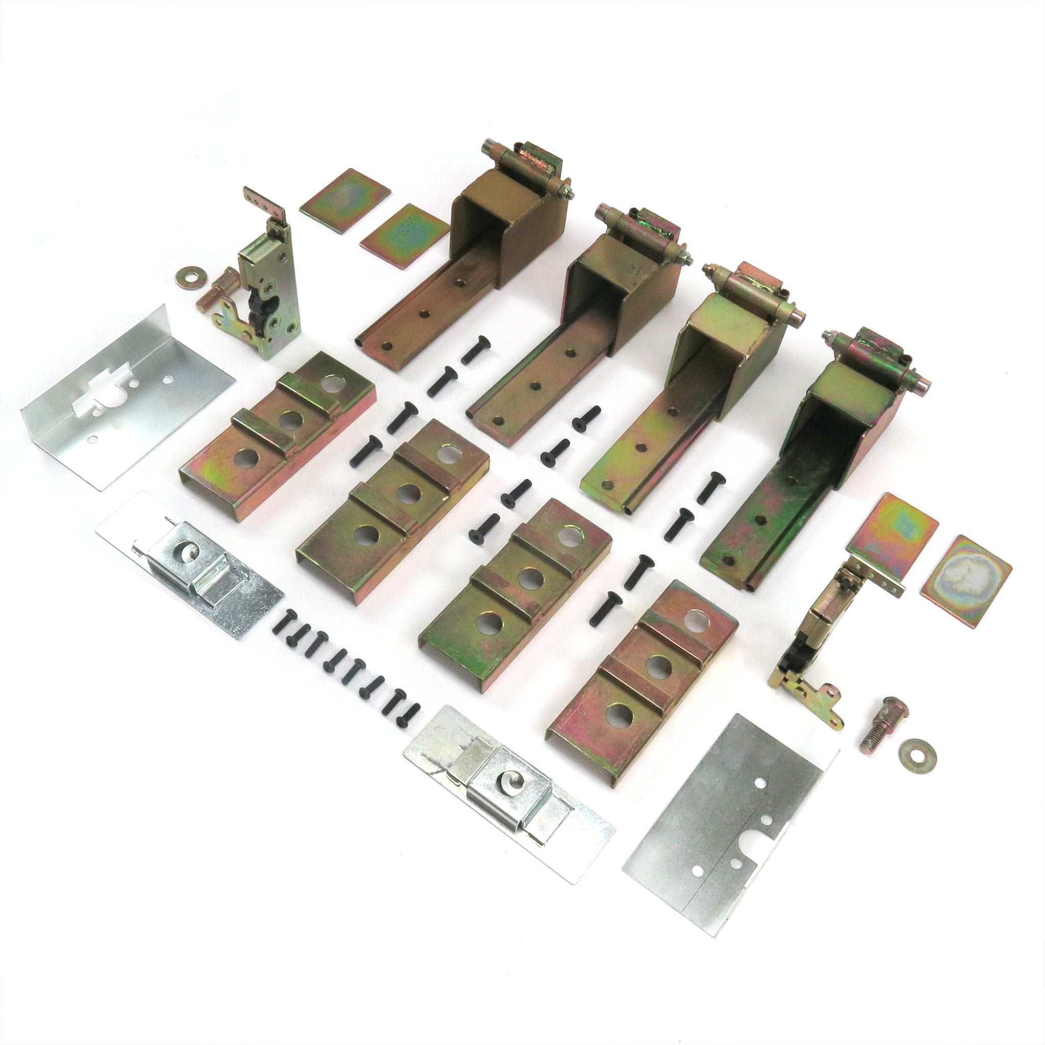 1904-1914 Rambler 2 Door Heavy Duty Suicide Hidden Hinge Kit with Bear Claw Latches & Installation Plates - Perfect for Classic Car Restoration & Custom Builds