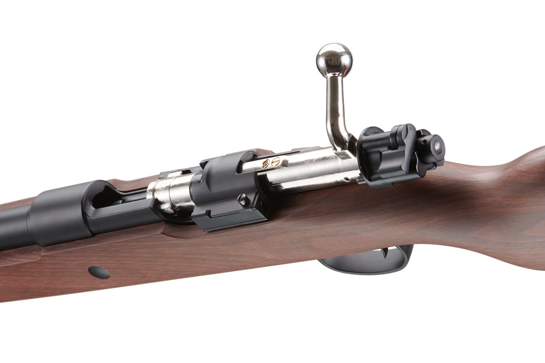 Double Bell WWII Kar 98K Bolt Action Gas Airsoft Rifle - Realistic Wood Finish | WW2 Military Reenactment, Airsoft Battles & Historical Collection