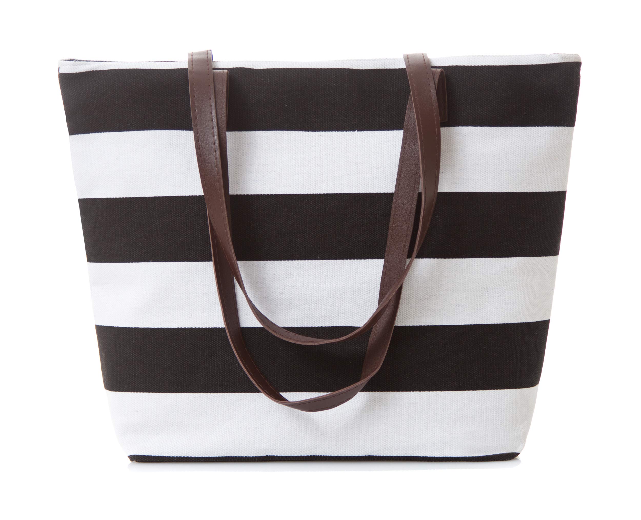 Waterproof Tote Bag for Women - Lightweight Travel Beach Bag with Pockets - Perfect for Shopping, Gym, Pool & Vacation Essentials