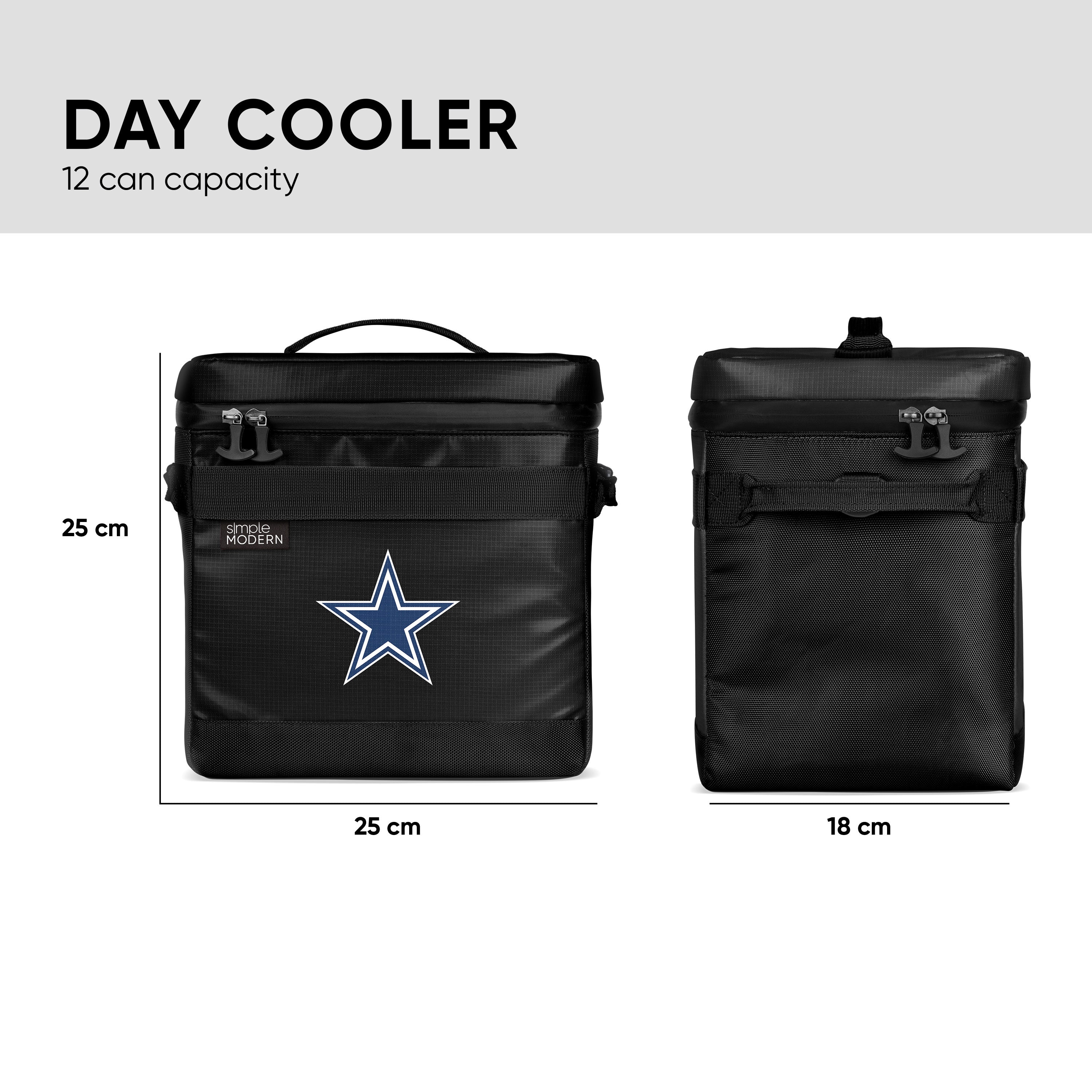 NFL Team Logo 12 Can Soft Cooler - Insulated Portable Cooler Bag for Beer, Drinks & Picnics - Perfect for Tailgating, Beach, Camping & Outdoor Parties